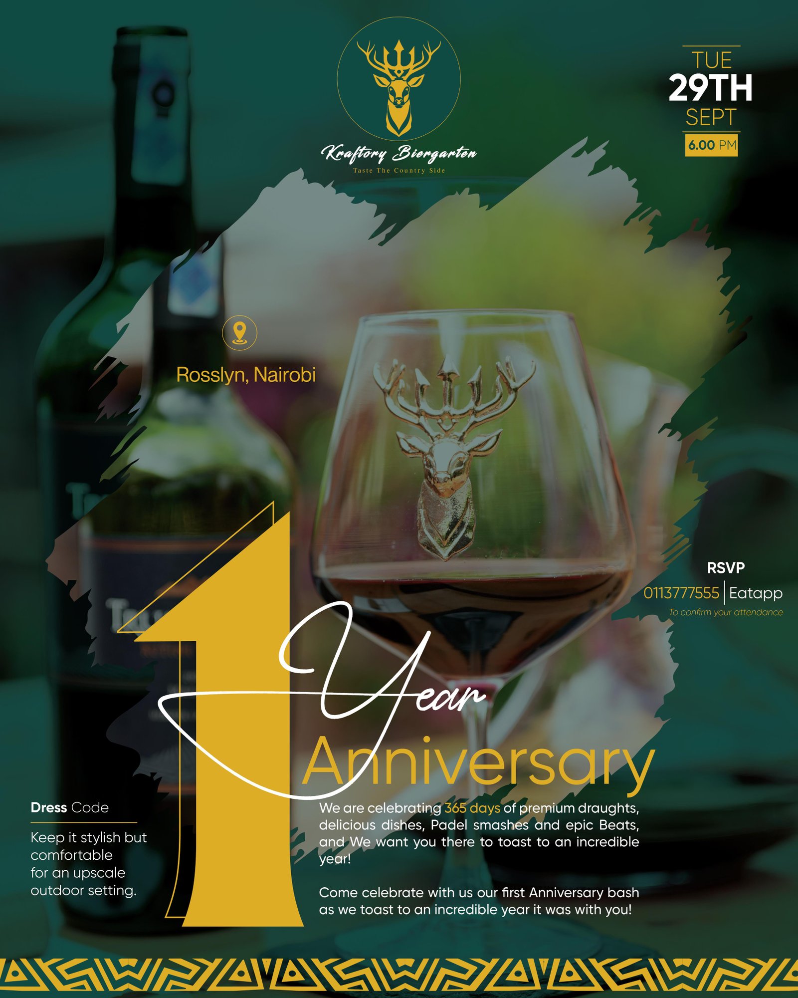 Kraftory @1 Anniversary — Kraftory Biergarten Nairobi